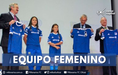 INICIO OPINA BOGOTÁ BOGOTÁ DEBATE CAPITAL FILBO 2018 PLAN PERFEKTO POLÍTICA Y JUSTICIA NACIÓN MUNDO PROGRAMAS MÁS SECCIONES Inicio  Bogotá  Millonarios presenta su equipo femenino    BogotáDeportes MILLONARIOS PRESENTA SU EQUIPO FEMENINO