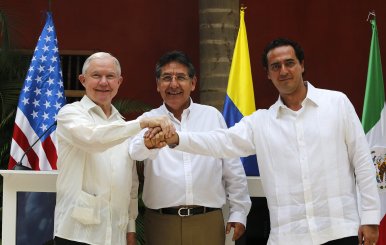 La Cumbre Trilateral Contra el Crimen Organizado Transnacional en fue  Cartagena.