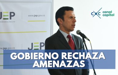 GOBIERNO-RECHAZA-AMENAZAS