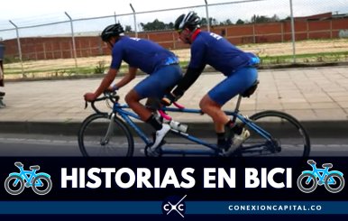 Bicicletas tándem, una hermosa tendencia en Bogotá