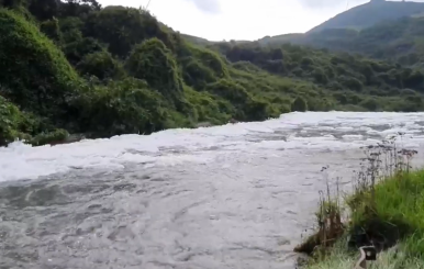 Caudal del Río Bogotá.