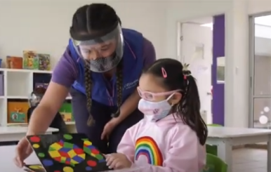 Volvió a clases el primer jardín en Bogotá.