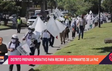 marchas por la Paz.