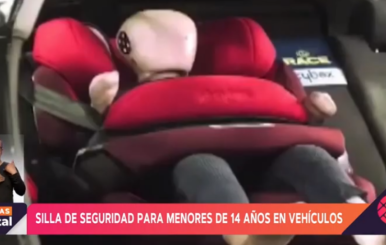 Seguridad en vehículos para niños.