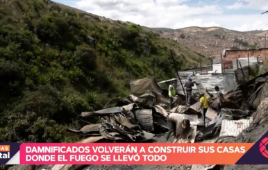 Incendio en Caracolí, Ciudad Bolívar