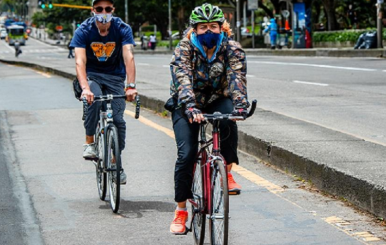 Ciclistas en Cundinamarca.