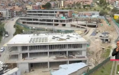 Obras en colegio de Bogotá