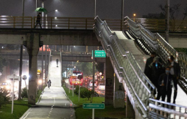 Toque de queda en Bogotá