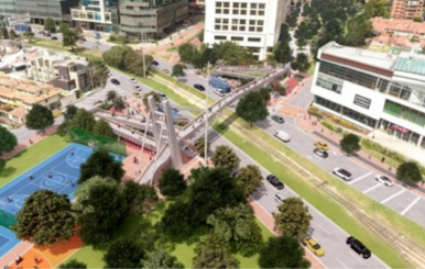 Puente peatonal en la carrera novena con calle 112 pronto será realidad