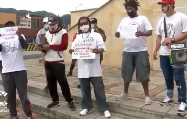 Protestas por cantante en Bosa