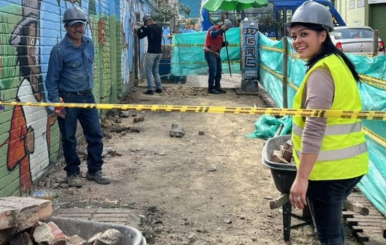 Andenes del barrio La Candelaria serán remodelados