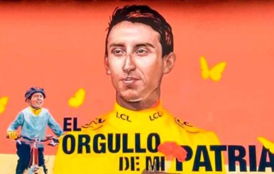 Julian Esteban Gómez Torres - Mural Egan Bernal