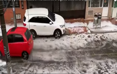 Fuertes lluvias y granizadas