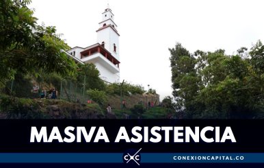 Más de 195.000 personas visitaron Monserrate durante la Semana Santa