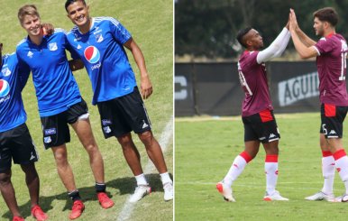 Millonarios y Santa Fe en pretemporada