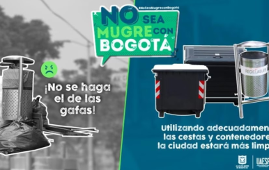 'No sea mugre con Bogotá'