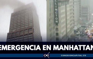 Helicóptero se estrelló en el centro de Manhattan