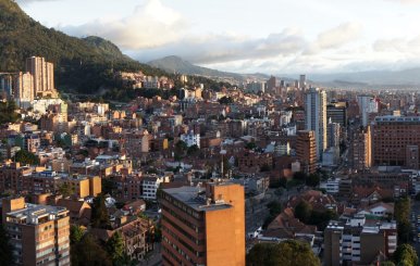 Panaromic view of Bogota