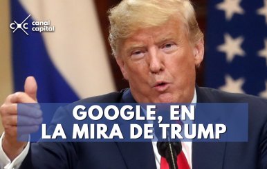 Trump acusa a Google de trucar resultados de búsqueda