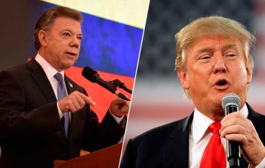 Presidente Trump anuncia visita del Presidente Santos a la Casa Blanca
