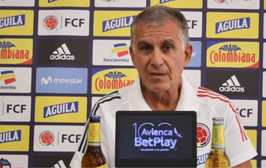 Carlos Queiroz, técnico de la Selección Colombiana de Fútbol.