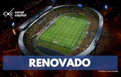 El Campín e renueva para el torneo colombiano