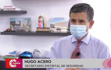 Secretario de seguridad Hugo Acero.