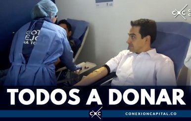 Instalan primer punto fijo de donación de sangre en Bogotá