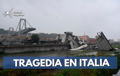 Derrumbe de un puente en Italia deja al menos 30 muertos