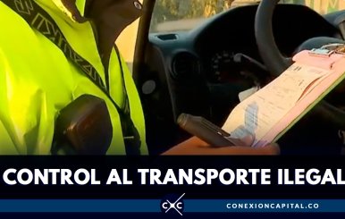 En Bogotá se han inmovilizado más de 8.000 vehículos por transporte ilegal