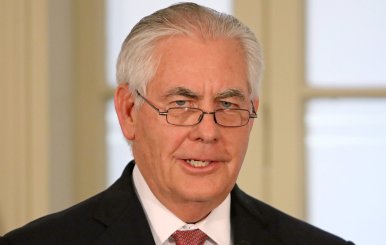 U.S. Secretary of State Rex Tillerson attends a news conference in Lima