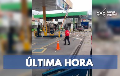 Explosión en estación de gasolina de Chía