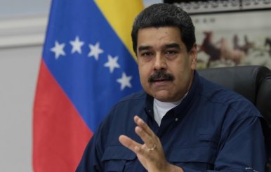 Venezuela's President Nicolas Maduro speaks during a Council of Ministers meeting at Miraflores Palace in Caracas