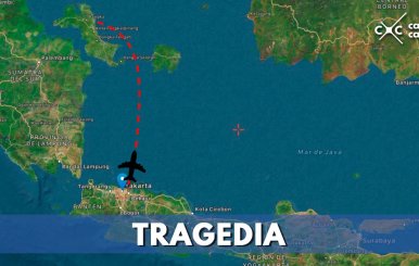 Avión indonesio con 188 pasajeros a bordo se estrella en el mar