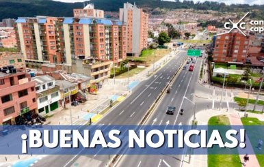 Entregan Avenida San Antonio, que beneficia a 1'000.000 de bogotanos