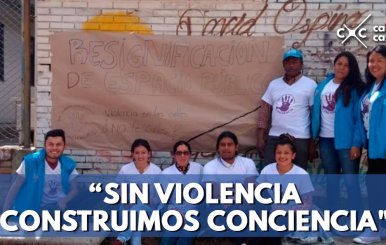 “Sin violencia construimos conciencia"