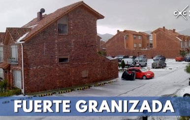 En fotos: fuerte granizada en Chía, Cundinamarca