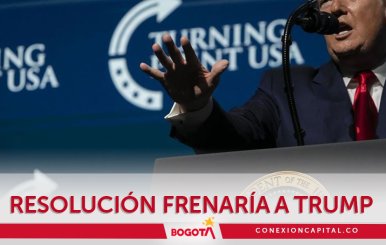 Resolución limitaría poderes militares de Trump