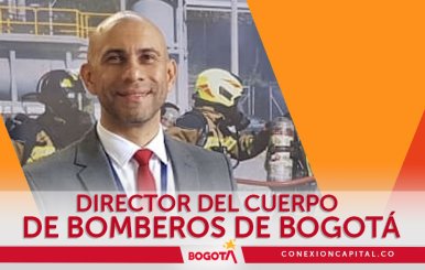 Diego Moreno, director de Bomberos Bogotá