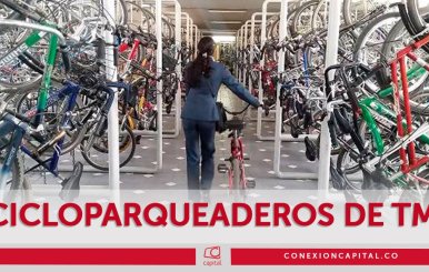 Cicloparqueaderos de TransMilenio