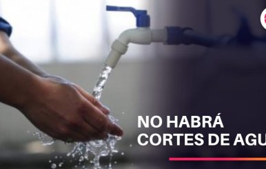 Suspende cortes de agua programados