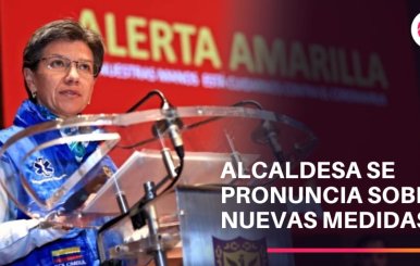 Alcaldesa Claudia López reacciona nuevas medidas