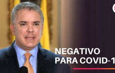 Presidente Duque da negativo para coronavirus