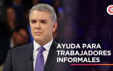 El presidente Duque anuncio un auxilio económico para trabajadores informales