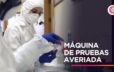 Máquina para procesar muestras de coronavirus se averió