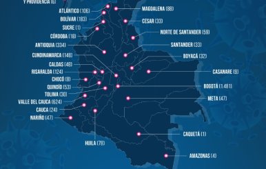 Reporte de coronavirus en Colombia 18 abril