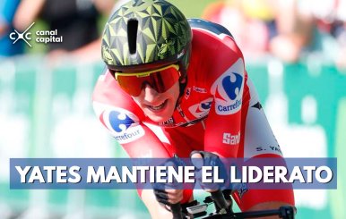 Colombianos ceden tiempo luego de contrarreloj en la Vuelta a España